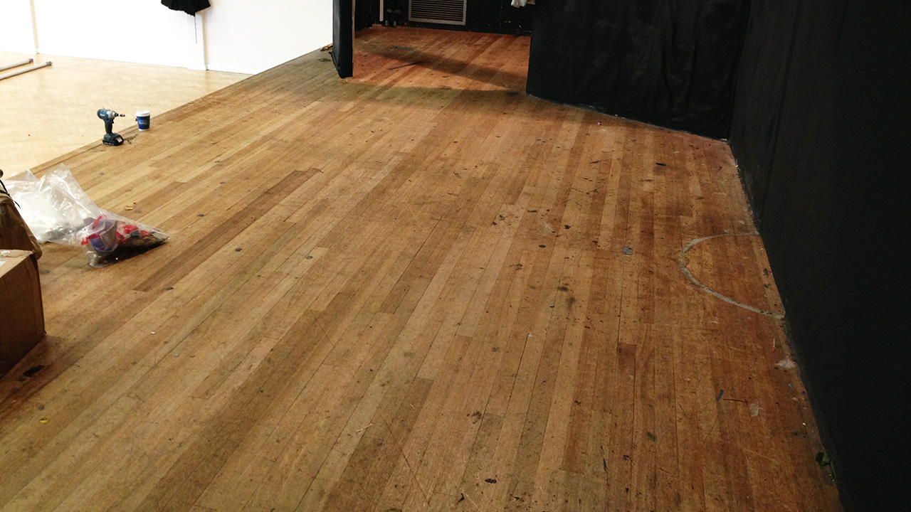 Wood Floor Restoration at Birchwood High School Wood Floor Restoration, Renue UK
